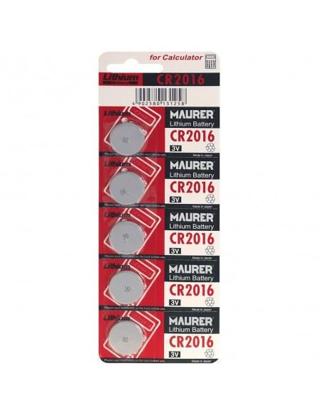 Pila Boton Litio CR-2016 (Blister 5 Pilas) 2