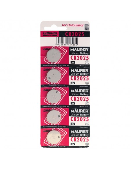 Pila Boton Litio CR-2025 (Blister 5 Pilas) 2