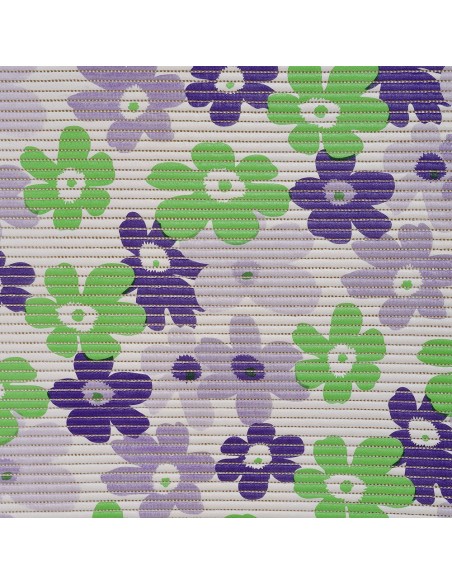 Antideslizante Multiusos Flores Moradas 65cmx15m