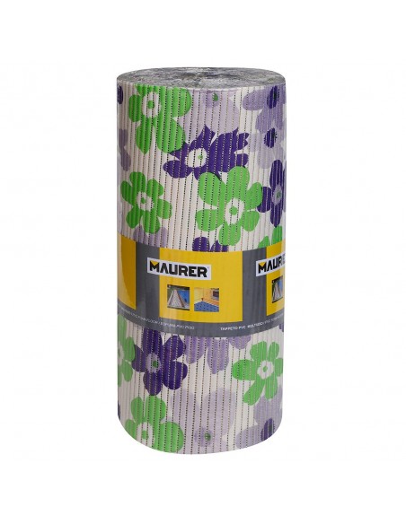 Antideslizante Multiusos Flores Moradas 65cmx15m 2