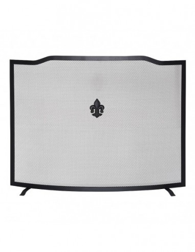 Pantalla Chimenea Negra  62x80cm