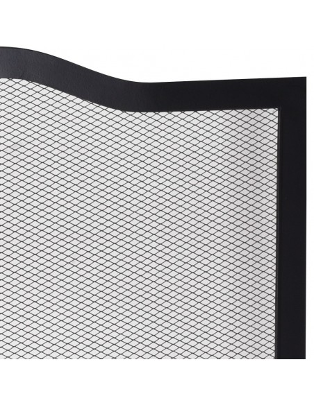 Pantalla Chimenea Negra  62x80cm