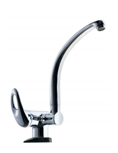 Monomando fregadero repisa serie 24 caño fundido abatible LUXE