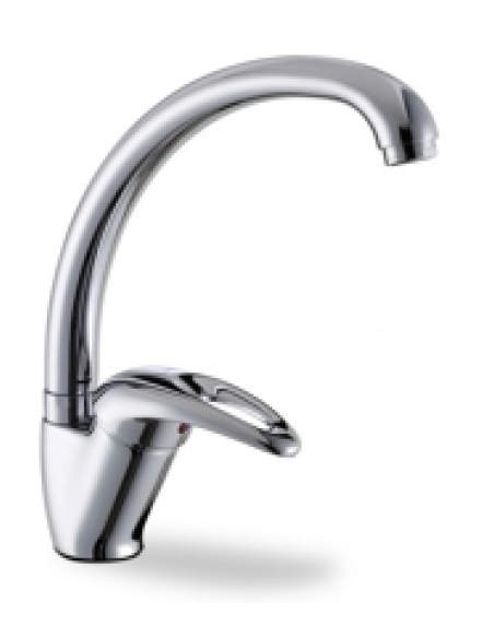 Monomando fregadero repisa serie 53 caño corformado LUXE