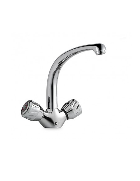 Monobloc fregadero repisa caño fundido CARIBE