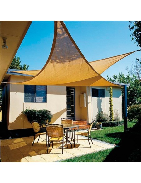 Vela Sombra Jardin Triangular 3