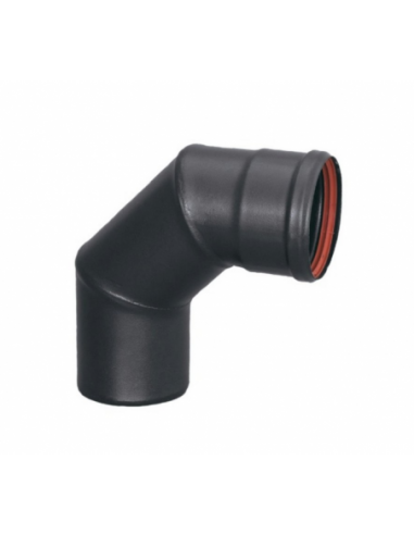 CODO 90º VITRIFICADO 80MM PARA PELLET