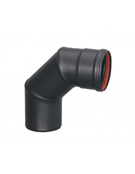 CODO 90º VITRIFICADO 80MM PARA PELLET