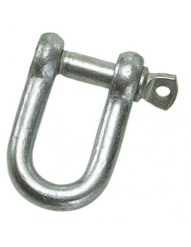 Grillete Recto Galvanizado 5 mm. 3/16" Uso Domestico