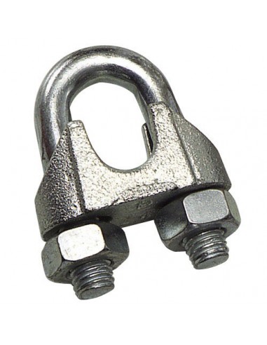 Sujetacables Galvanizado 12 mm. 1/2" Uso Domestico