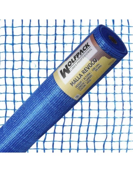 Malla Revoco Azul Rollo 50 cm. x 1 metro. Luces 10x10 mm. 2