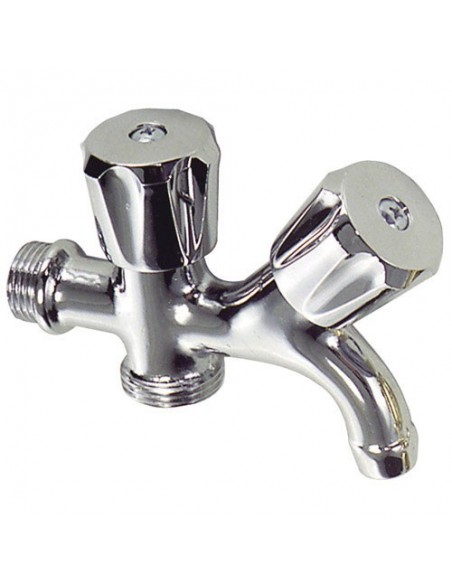 Grifo Lavadora Doble 1/2"