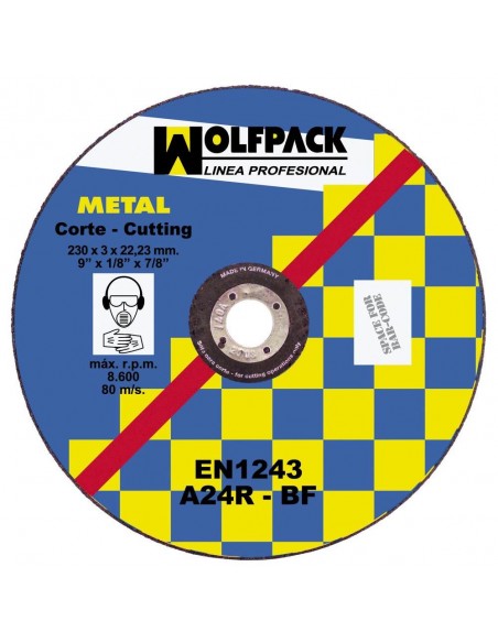 Disco Wolfpack Hierro 230x3