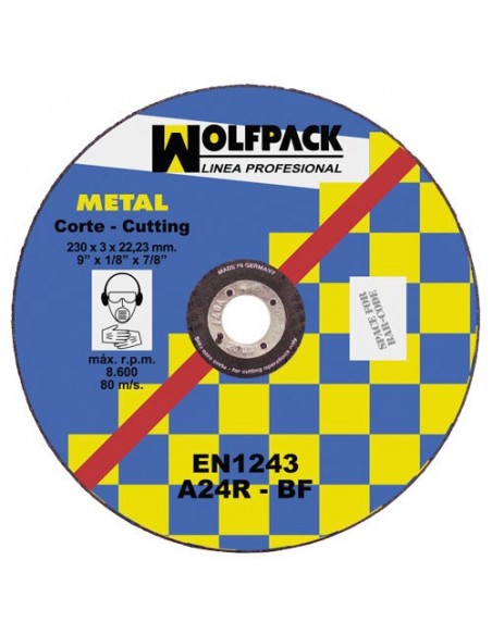 Disco Wolfpack Hierro 300x3