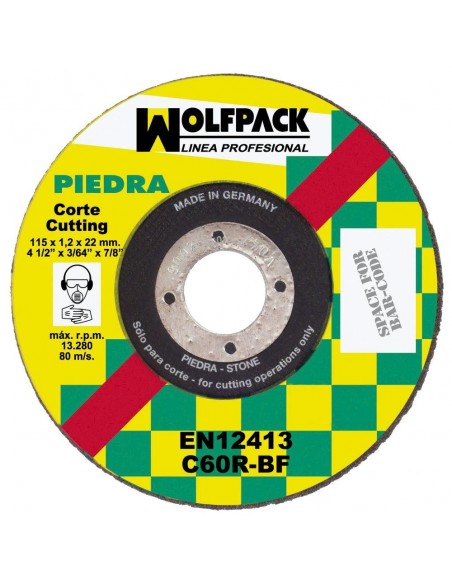 Disco Wolfpack Piedra Fino 115x1