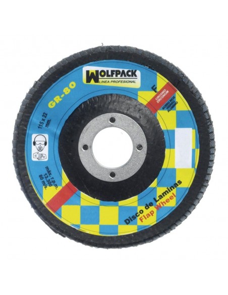 Disco Laminas Wolfpack Circonio 115x22 mm. Grano 120 2