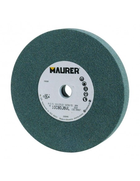 Muela Maurer Carburo De Silicio 150x20x16 mm. Grano 80