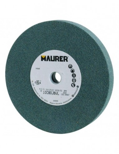 Muela Maurer Carburo De Silicio 200x25x20 mm. Grano 80