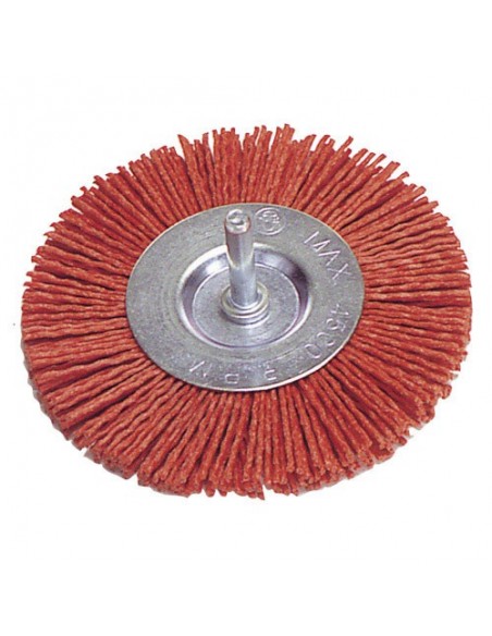Cepillo Maurer Nylon Disco   75 mm. 1/4".