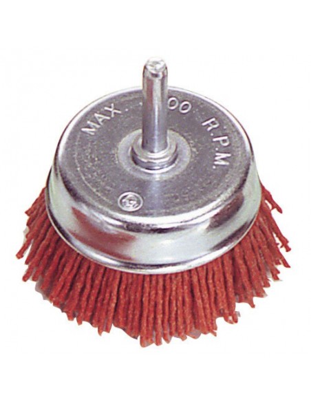 Cepillo Maurer Nylon Taza    50 mm. 1/4".