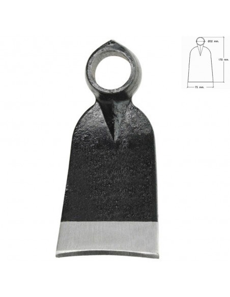 Azada Forjada Sin Mango 343/  340 Gramos 2