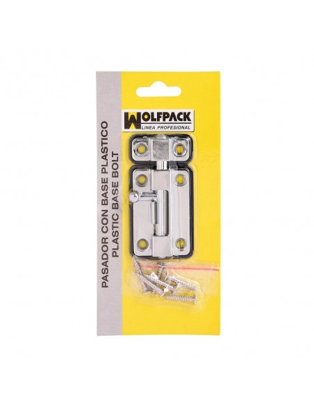 Pasador Wolfpack Base Plástico 50 mm. Cromado 2