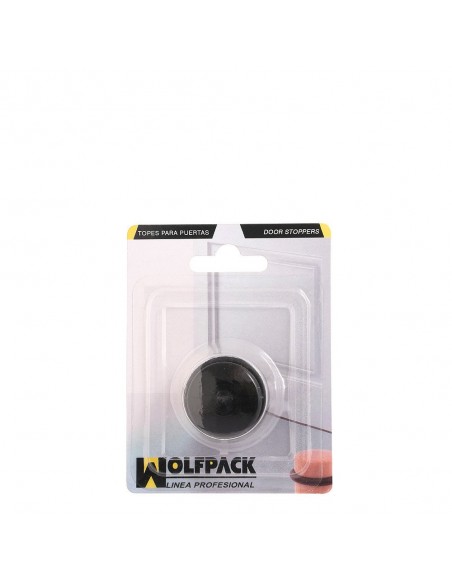 Tope Puerta Adhesivo Madera Redondo Sapelly 2