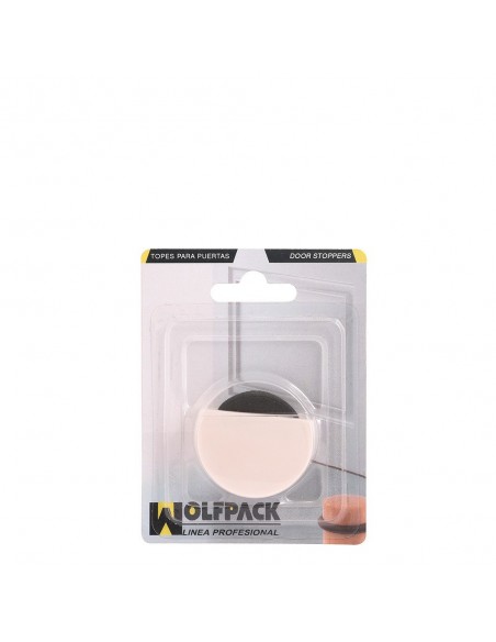 Tope Puerta Adhesivo Silencioso Blanco 2