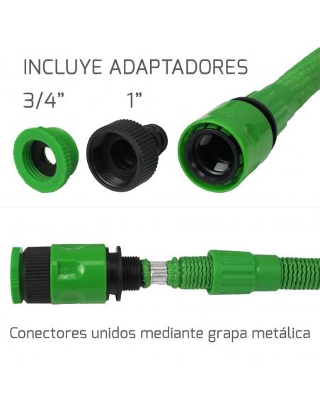 Tubo Extensible Riego Compacto 5 A 15 Metros Con Pistola 7 Posiciones 2