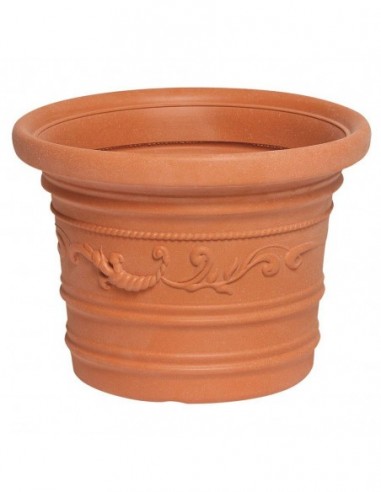 Macetero Terracota Resina Redondo Ø 35 cm.