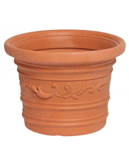Macetero Terracota Resina Redondo Ø 35 cm.