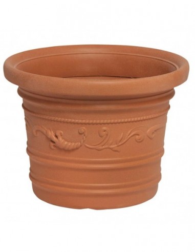 Macetero Terracota Resina Redondo Ø 45 cm.