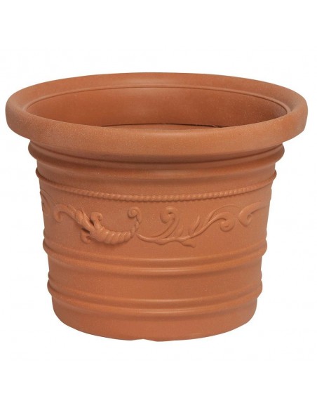 Macetero Terracota Resina Redondo Ø 45 cm.