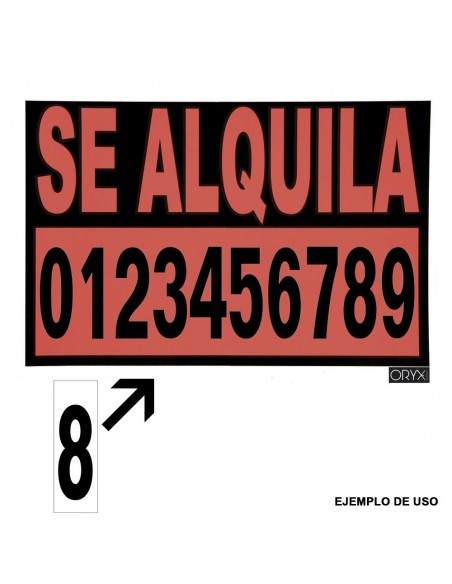 Numero Adhesivo 46x140 mm.   Nº 3