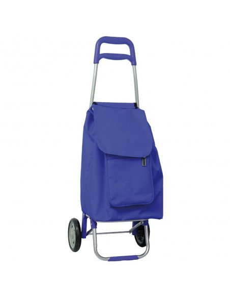 Carro de Compra Azul 2 Ruedas 45 litros
