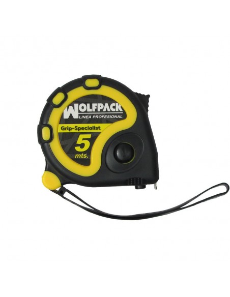 Flexometro Wolfpack Grip Special Con Freno 5 metros