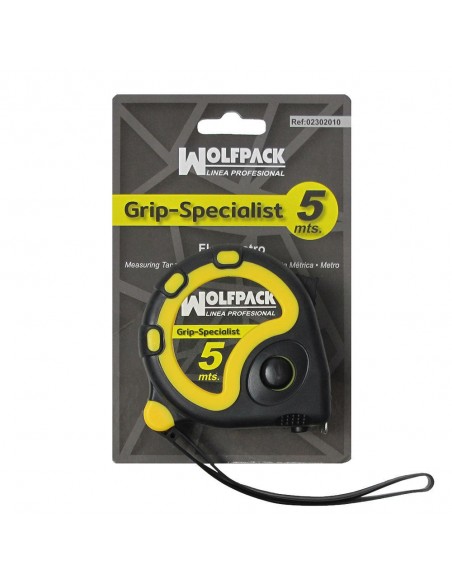 Flexometro Wolfpack Grip Special Con Freno 5 metros 2