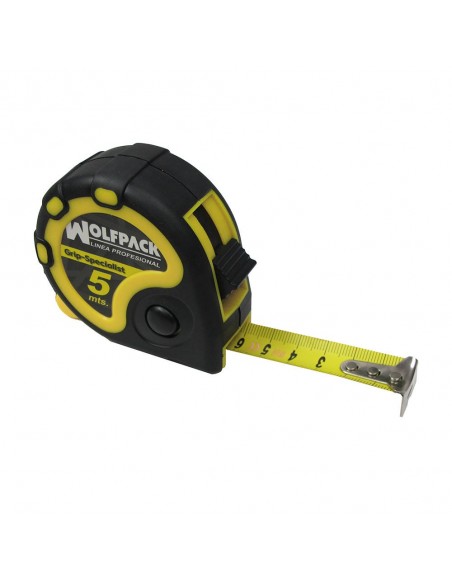 Flexometro Wolfpack Grip Special Con Freno 5 metros