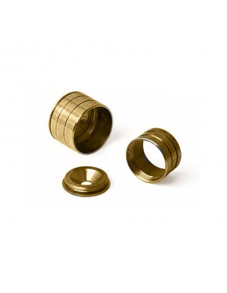 Soporte Tubo Ø 12 mm. Enchufe  Latón