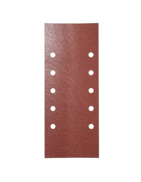 Lija Recambio LO250 115x280 mm. Con Agujeros Grano  80 (10 Piezas)