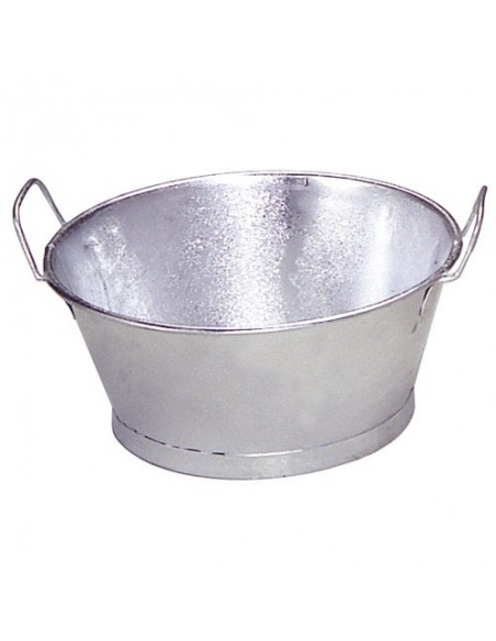 Barreño Galvanizado Baño  24"  60x24 cm. 46 Litros