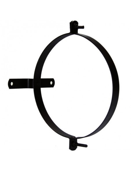 Abrazadera Para Tubo Estufa Vitrificada Con Soporte 200 mm. (2 Piezas)