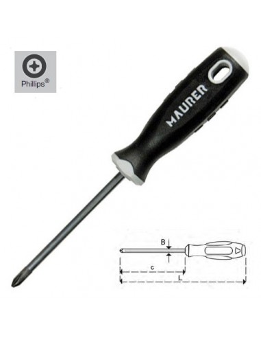 Destornillador Maurer Phillips 1x 80