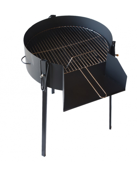 ESTUFAS GARCIA Barbacoa Redonda 60 CM Chapa con Soporte para Paella
