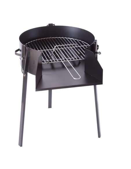 ESTUFAS GARCIA Barbacoa Redonda 60 CM Chapa con Soporte para Paella