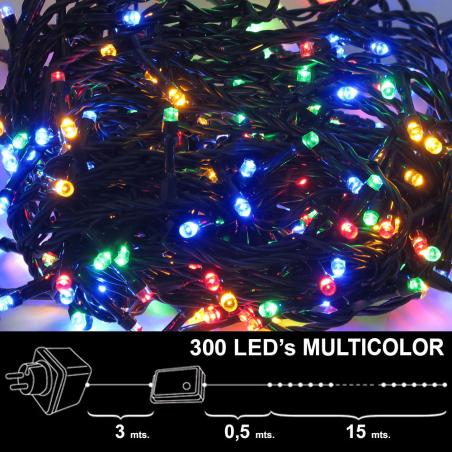 Luces Navidad 300 Leds Luz...