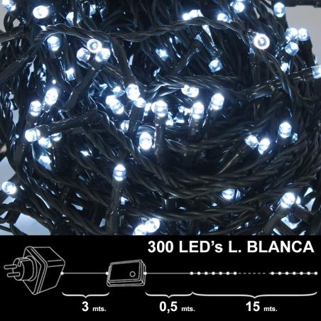 Luces Navidad 300 Leds Luz...