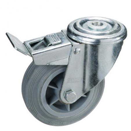 Rueda Industrial Goma Gris...