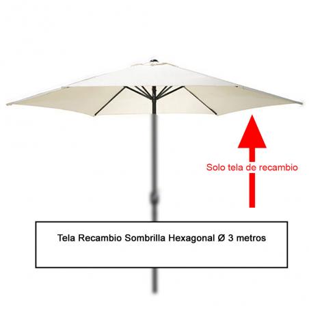 Tela Recambio Sombrilla...