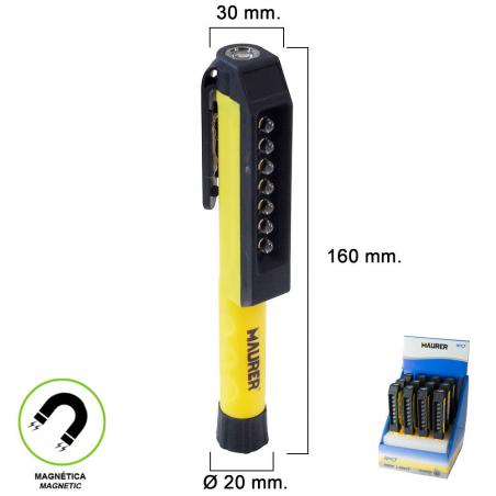 Linterna Led Boligrafo 50...